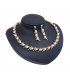 SET495 - Elegant Pearl Necklace Set